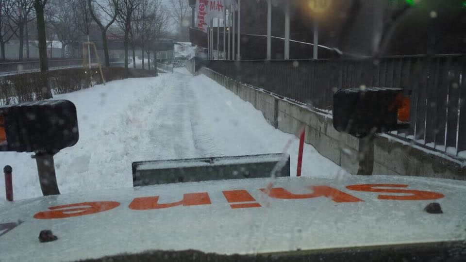 Zimska služba, Čišćenje snega